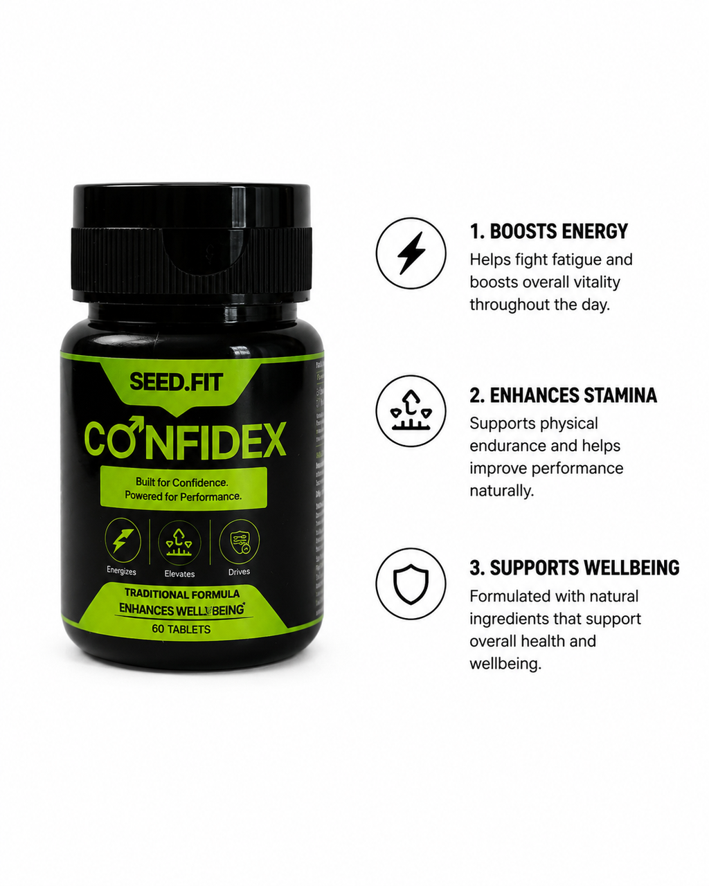 CONFIDEX – Men's Performance & Vitality Support