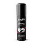 Globifit Surge Delay Lidocaine Spray 10% 20g on white background